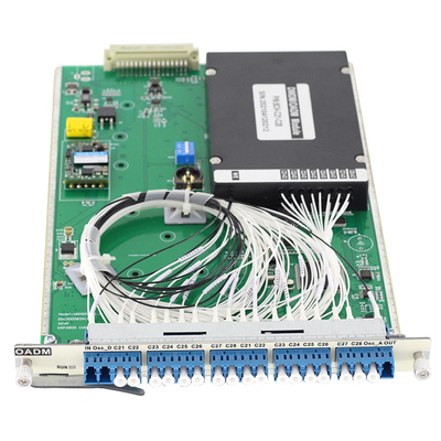 8 puertos ópticos de adición y caída de tarjeta OADM multiplex CWDM DWDM C21 ~ C28 Plug and Play
