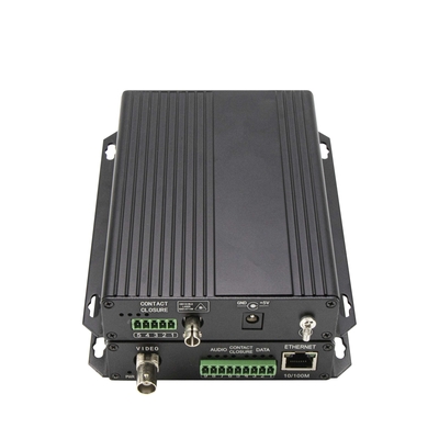 Análogo de video con datos de vídeo RS232/RS422 10/100M Ethernet a través del convertidor de fibra DC5V