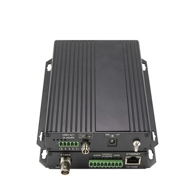 Convertidor de fibra multiservicio Vídeo analógico Datos RS232/RS422 Ethernet 10/100M BiDI DC5V