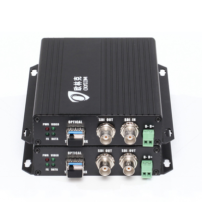 1080P HD SDI Video Fibra Extensor Convertidor Óptico de modo único 20km con circuito de circuito local 12V