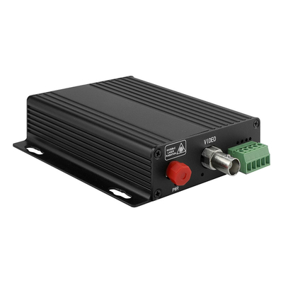 1 canal de vídeo de CCTV analógico RS485 Convertidor de medios de fibra de datos 720P DC5V