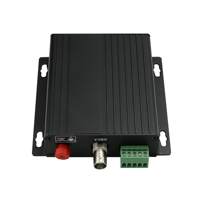 1 canal de vídeo de CCTV analógico RS485 Convertidor de medios de fibra de datos 720P DC5V