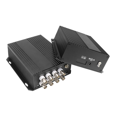 8 puertos convertidor de fibra óptica digital analógica CCTV monitoreo de vídeo coaxial DC5V