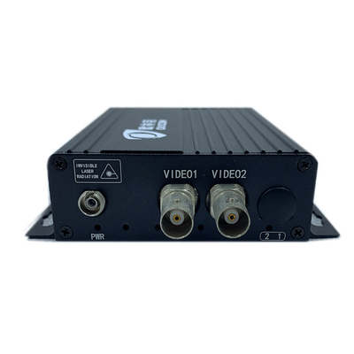 2 puertos CCTV convertidor de video analógico de fibra óptica 720P DC5V FC/SC/ST conector