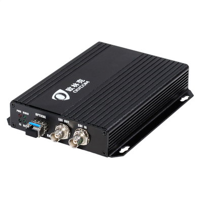 Transmisor óptico de vídeo 3G-SDI receptor puerto BNC con salida 2 SDI ranura DC12V SFP