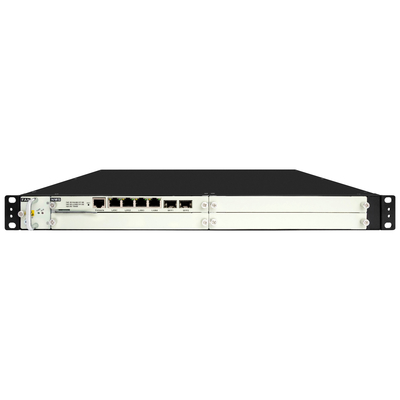 19 pulgadas 1U montado en el bastidor 4 ranuras CWDM de servicio múltiple inteligente DWDM / OTN Plataforma de transmisión doble fuente de alimentación