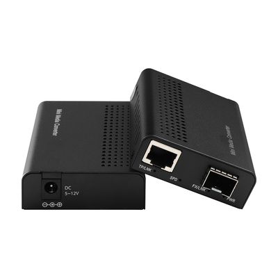 Mini 10G Media Converter No Administrado SFP+ Fibra Óptica a 10GBase-T Montable en Rack CE
