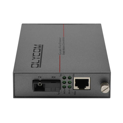 Convertidor de medios PoE con LFPT Ethernet rápido Fibra de modo único 30W Ingreso de presupuesto DC48V