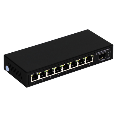 9 puertos sin administrar 2.5G Ethernet Switch con 10G Uplink SFP puerto 60Gbps ancho de banda de plano trasero