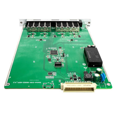 Tarjeta TMUX Óptica 100G 4×SFP28 Enlace ascendente a 1×QSFP28 Multiplexación no coherente