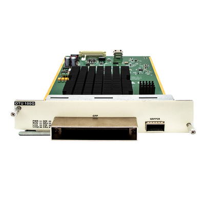 Tarjeta OTU coherente de 100G 1*QSFP28 a 1*DWDM 100G CFP DCO OEO Junta de banda C 50GHz