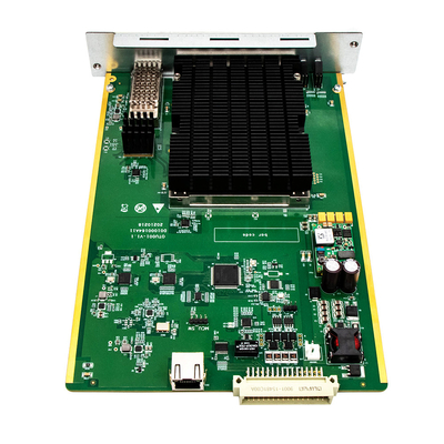 Tarjeta OTU coherente de 100G 1*QSFP28 a 1*DWDM 100G CFP DCO OEO Junta de banda C 50GHz