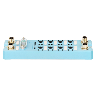 8 puertos Industrial Gigabit Managed Switch 8x10/100/1000M M12 puertos IP67 Conector Ethernet de ferrocarril impermeable