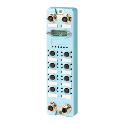 8 puertos Industrial Gigabit Managed Switch 8x10/100/1000M M12 puertos IP67 Conector Ethernet de ferrocarril impermeable