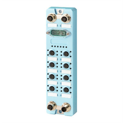 8 puertos Industrial Gigabit Managed Switch 8x10/100/1000M M12 puertos IP67 Conector Ethernet de ferrocarril impermeable
