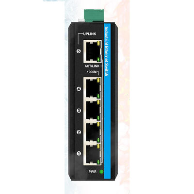 Switch Gestionado WEB Gigabit de 5 Puertos 100/1000M Switch de Red RSTP 802.1Q Clasificación IP40 CE