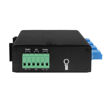 Unidad de desvío óptico industrial Conector LC de modo único 12V 24V 48V Din montado CE
