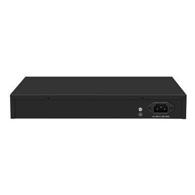 8 puertos 10G Ethernet Switch velocidad de detección automática no administrada entrada AC única sin ventilador