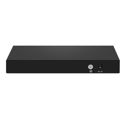 8 puertos 10G Switch de fibra 1G 2.5G Compatible sin administrar DC12V Ingreso basado en Realtek