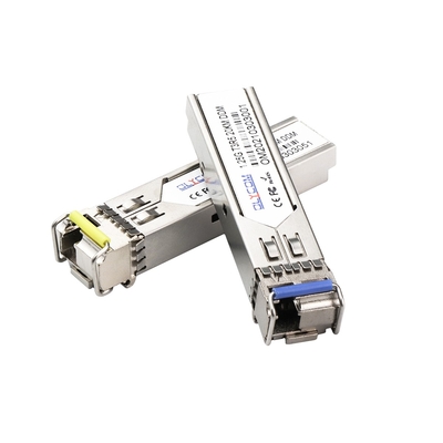 Transceptor SFP compatible con Cisco 1310nm/1550nm SM Fibra única 20km 1.25G Modulo de fibra SFP
