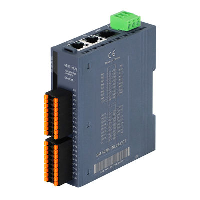 Modulo esclavo de EtherCAT industrial de entrada y salida 16 puerto 24V DC DIN Rail doble RJ45 puerto IP20 calificado