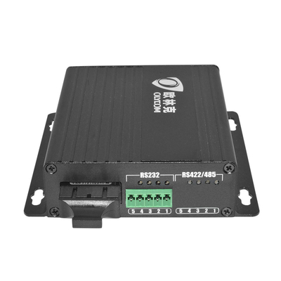 Industrial DIN-Rail RS485 RS422 RS485 Datos de serie a convertidor de fibra Modem de fibra óptica