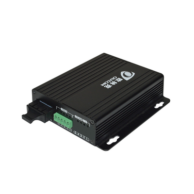 Industrial DIN-Rail RS485 RS422 RS485 Datos de serie a convertidor de fibra Modem de fibra óptica