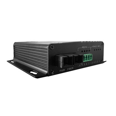 Industrial DIN-Rail RS485 RS422 RS485 Datos de serie a convertidor de fibra Modem de fibra óptica