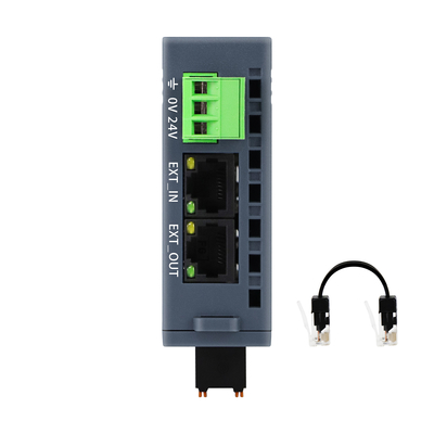 EtherCAT bus PLC IO módulo remoto EtherCAT acoplador extensible 16DI+16DO Din-rail módulo de entrada y salida