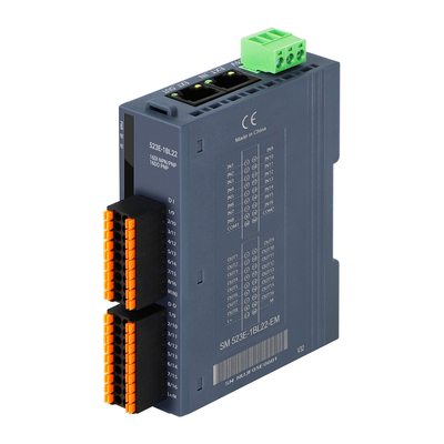 EtherCAT bus PLC IO módulo remoto EtherCAT acoplador extensible 16DI+16DO Din-rail módulo de entrada y salida