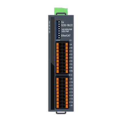 Módulo de E/S EtherCAT de 100Mbit/s 16DI 16DO Salida PNP Módulo de E/S PLC para Automatización Industrial