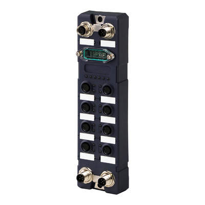 Interruptor Ethernet Industrial Gigabit de 8 puertos resistente al agua IP67 M12 Interruptor Ethernet ferroviario administrado
