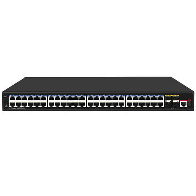 48 puertos Gigabit L3 Switch de red administrado 10G Fibra de conexión superior de entrada AC única Basado en Realtek