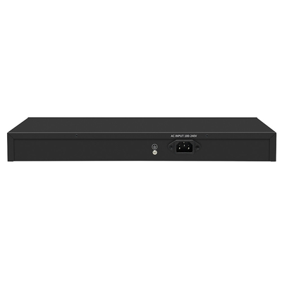 24 puertos Gigabit Switch administrado con 1G Fiber Uplink Layer 2 de grado comercial administrado