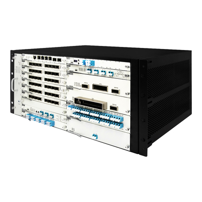 Sistema de equipo de transmisión DWDM OTN de 19" 5U con tarjetas configurables AWG EDFA