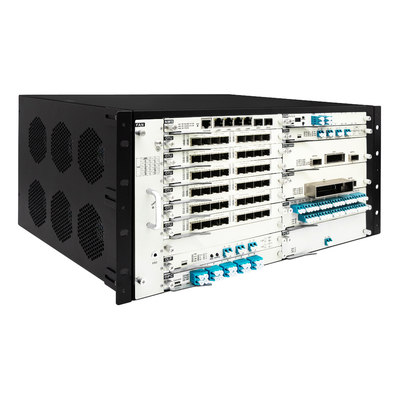 Sistema de equipo de transmisión DWDM OTN de 19" 5U con tarjetas configurables AWG EDFA