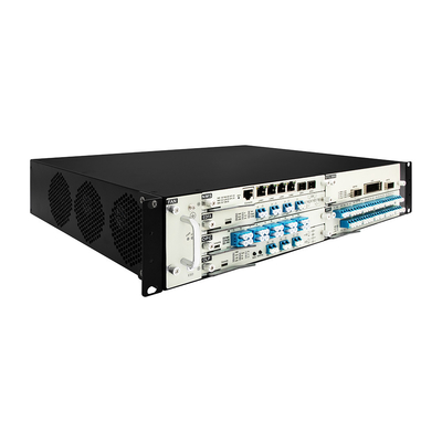 Sistema de transmisión óptica DWDM de 19" 2U con tarjeta EDFA OTU DCM Sistema de transmisión Wdm