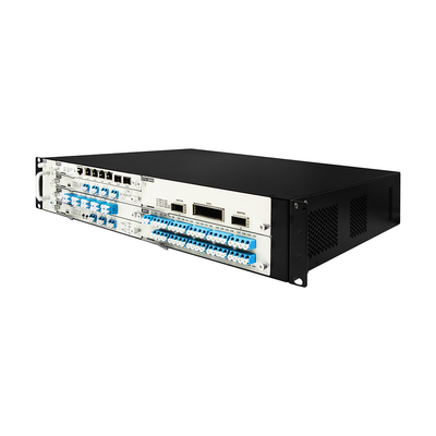 Sistema de transmisión óptica DWDM de 19" 2U con tarjeta EDFA OTU DCM Sistema de transmisión Wdm