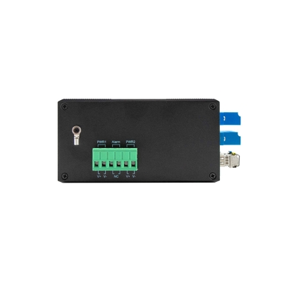 D2*2B Interruptor de derivación por fibra industrial LC Conector SM MM Interruptor de derivación óptica gestionado