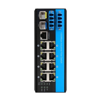 D2*2B Interruptor de derivación por fibra industrial LC Conector SM MM Interruptor de derivación óptica gestionado