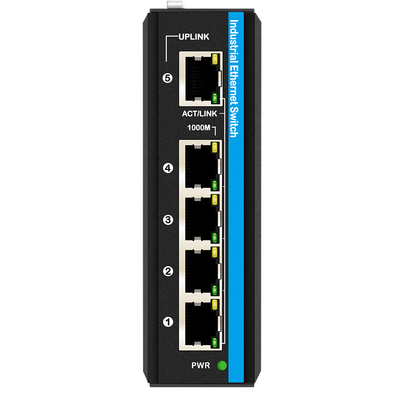 Interruptor PoE con energía solar o de batería de 4 puertos Gigabit de red dual 12V/24V/48VDC entrada CE