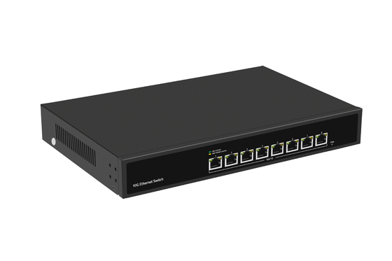 8 puertos 10G Ethernet Switch 8*10G puertos Ethernet soporte 100/1000M/2500M/5G/10G
