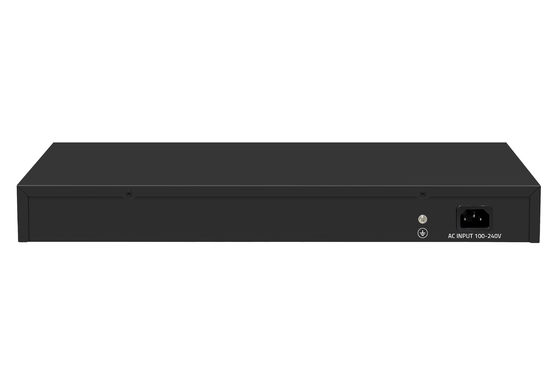 Precio de fábrica 10G conmutador 24 puertos Ethernet Fibra conmutador de escritorio L3 conmutador de red administrado AC100-240V 1U Rack