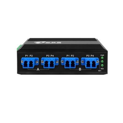 Interruptor de derivación de fibra 2x2B con conector LC/SC y tipo de fibra SM/MM para protección de redes ópticas