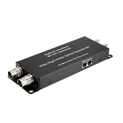 Interfaz Óptica ST/SC Opcional Convertidor Óptico Digital de Video con Interfaz de Video BNC - Potencia de Salida -8-3dBm