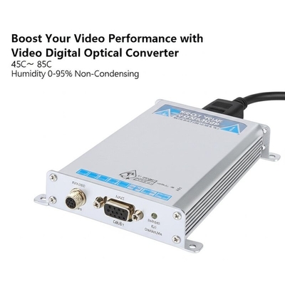 Mejora el rendimiento de tu video con el convertidor óptico digital de video -45C～ 85C Humedad 0-95% sin condensación