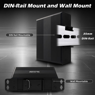 Interruptor Gigabit POE interruptor etéreo no manipulado 120W poe en / en DC48V Entrada de energía