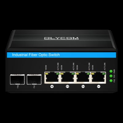 Conmutador Poe Solar de 6 puertos, entrada de DC12-48V, interruptor Ethernet Industrial de 120w para energía solar/tronco/sistema VoIP/sistema de seguridad CCTV