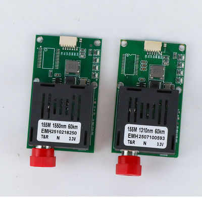 Modulo óptico de drones NDAA CE Compatible con los datos TTL FC/ST/SC Fibra20KM/40KM/60KM/80KM