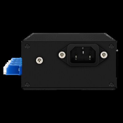 Interruptor de derivación de fibra óptica con conector LC/SC de entrada de potencia doble CA/CC y tipo de fibra SM/MM para una alta fiabilidad